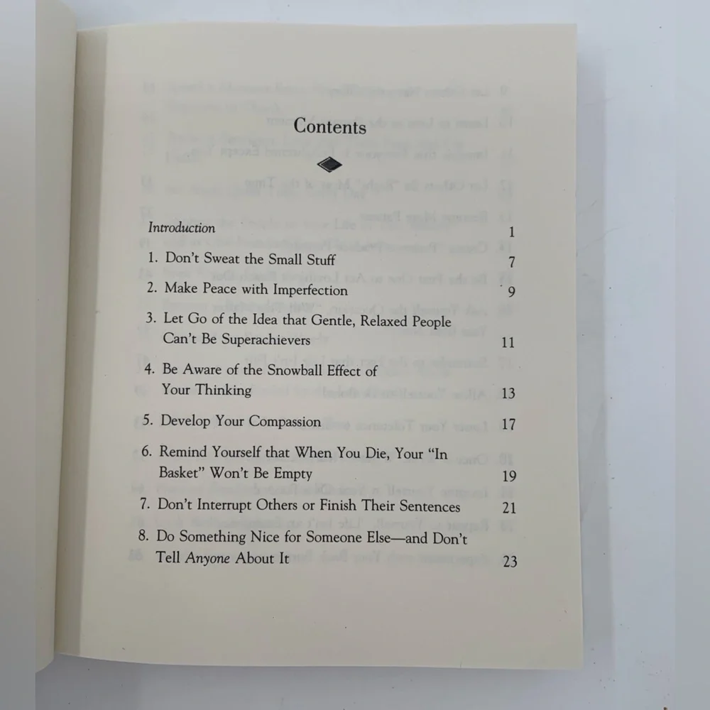 🌹New Listing🌹NWT Don't Sweat the Small Stuff - Book by Richard Carlson, Ph.D. - Picture 4 of 4